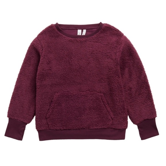 Kids' Faux Shearling Pocket Pullover sweater sweatshirt
Z BY ZELLA GIRL - Picture 1 of 2